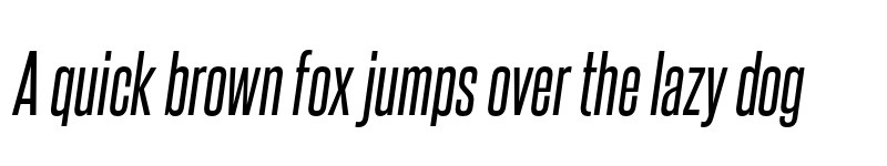 Preview of Steelfish Regular Italic font