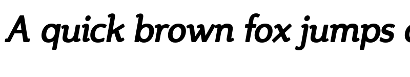 Preview of Steinem BoldItalic font