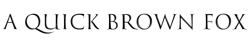 Preview of StevensTitlingW01-BadgerBr Regular font