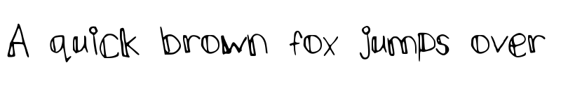 Preview of stickman Medium font