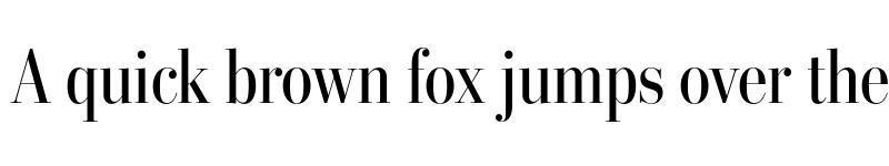 Preview of StilsonDisplayCond Regular font