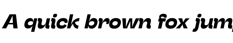 Preview of Stinger Fit Trial Bold Italic font