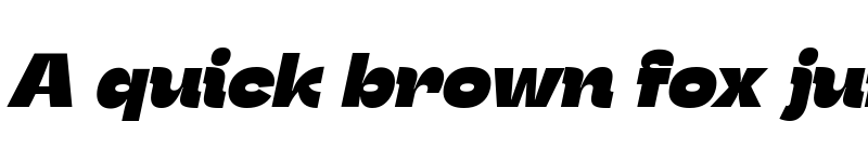 Preview of Stinger Fit Trial Heavy Italic font