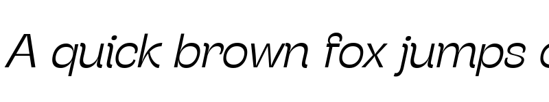 Preview of Stinger Fit Trial Light Italic font