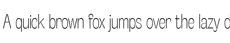 Preview of Stinger Slim Trial Thin font