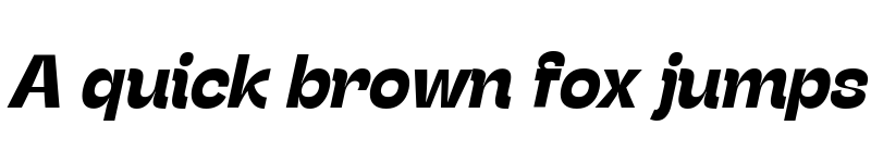 Preview of Stinger Trial Bold Italic font