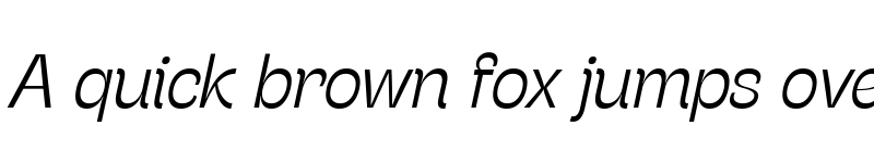 Preview of Stinger Trial Light Italic font