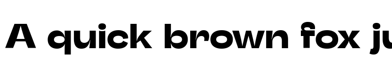 Preview of Stinger Wide Trial Bold font