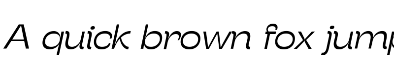 Preview of Stinger Wide Trial Light Italic font