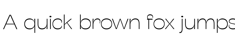 Preview of Stinger Wide Trial Thin font