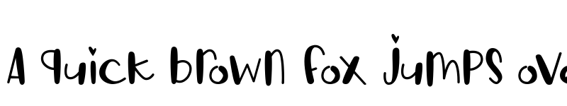 Preview of Stitching of Children Regular font