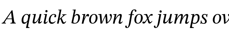 Preview of STIX Two Text Italic font