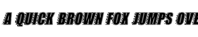 Preview of STOCKCAR PERSONAL USE Bold Italic font
