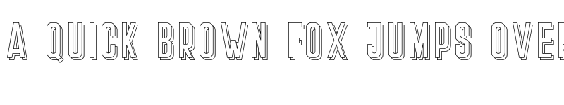 Preview of Stockport Double Outline Double-Outline font