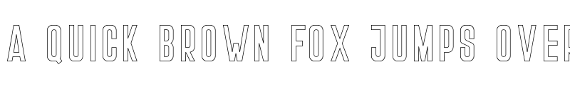 Preview of Stockport Outline Outline font