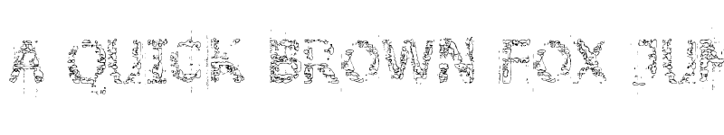 Preview of Stone Edge Regular font