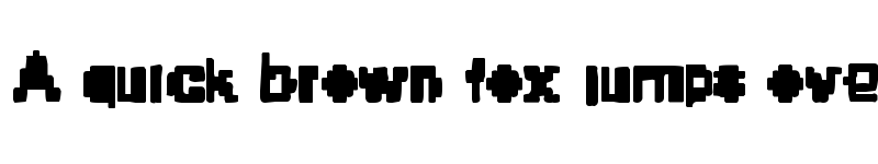 Preview of Stone Era Pixels Regular font