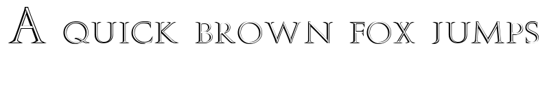 Preview of Stowe Open Face Regular font