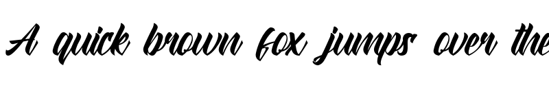 Preview of Straight Ahead Regular font