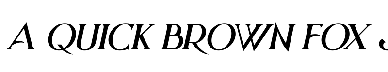 Preview of Strange Dreams Italic font