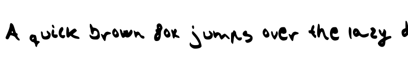 Preview of strangeheadache Medium font