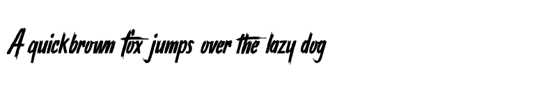 Preview of Stranger back in the Night Regular font