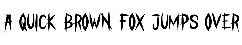 Preview of STRANGER CREATURE Regular font