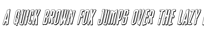 Preview of Stranger Danger 3D Italic Italic font