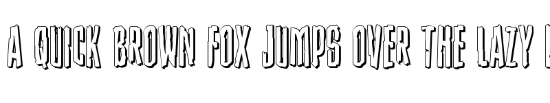 Preview of Stranger Danger 3D Regular font