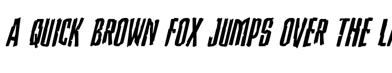 Preview of Stranger Danger Expanded Italic Expanded Italic font