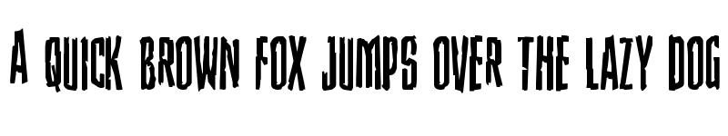 Preview of Stranger Danger Staggered Regular font