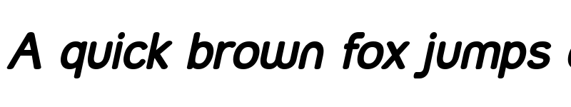 Preview of Street Bold Italic Regular font