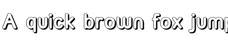 Preview of Street Bold3D Reject Regular font