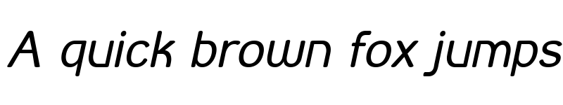 Preview of Street Corner Oblique Regular font