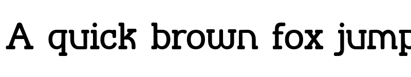 Preview of Street Corner Slab Bold Regular font