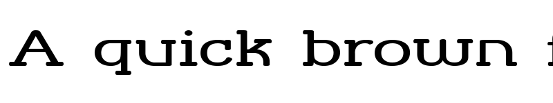 Preview of Street Corner Slab Extend Regular font