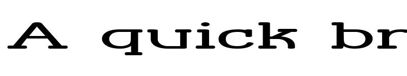 Preview of Street Corner Slab HyperExtend Regular font