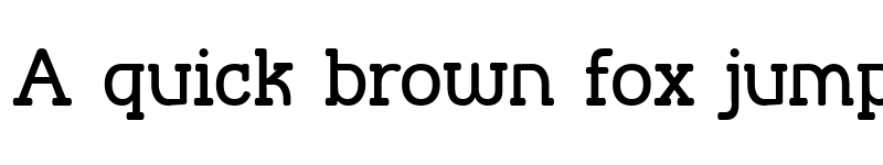 Preview of Street Corner Slab SemiBold Regular font