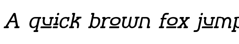 Preview of Street Corner Slab Upper Obl Regular font