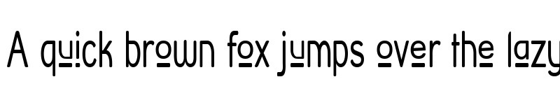 Preview of Street Corner Upper Narrow Regular font