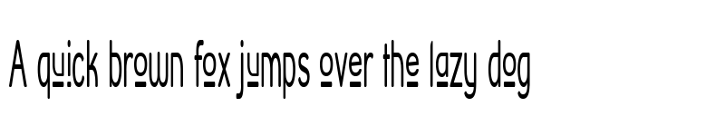 Preview of Street Corner Upper Narrower Regular font