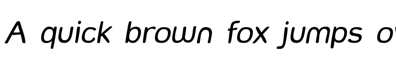 Preview of Street Freehand Italic font