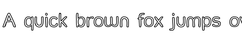 Preview of Street Freehand - Outline Regular font
