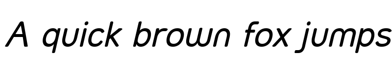 Preview of Street Italic font