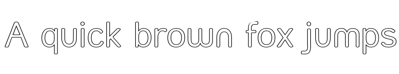 Preview of Street Outline Regular font