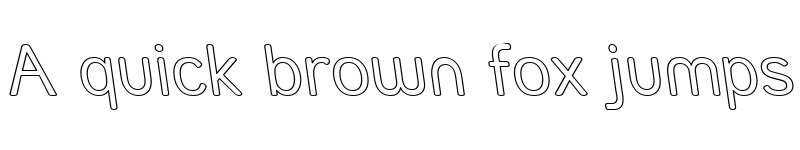 Preview of Street Outline - Rev Regular font