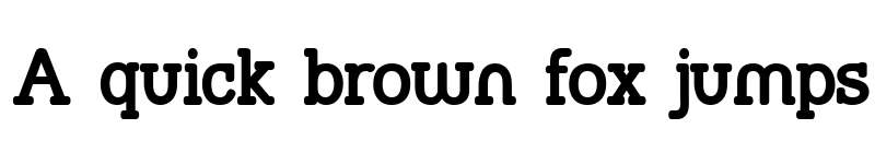 Preview of Street Slab Bold Regular font