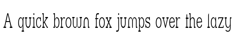 Preview of Street Slab Fine Narrow Regular font