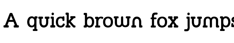 Preview of Street Slab SemiBold Regular font