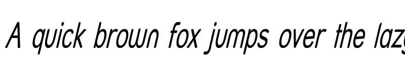 Preview of Street - Thin Italic font